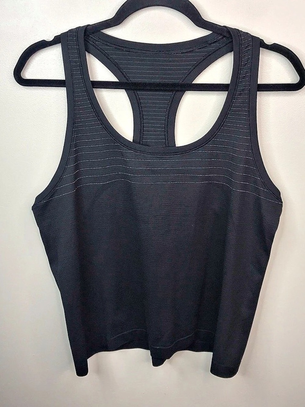 Lululemon Swiftly Tech Racerback Tank Top Black Sz 12